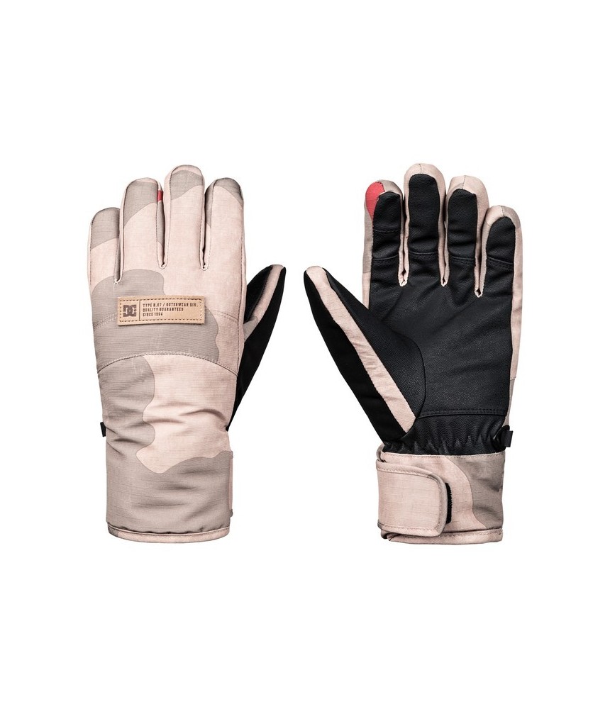 GUANTO SNOWBOARD DONNA DC FRANCHISE WOMEN GLOVE EDJHN03012  HOT SAUCE DCU CAMO WMS