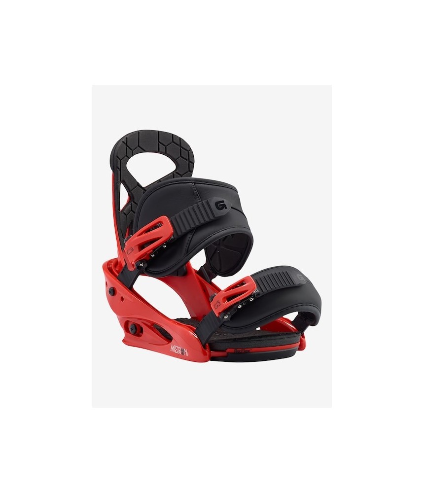 ATTACCO SNOWBOARD BURTON JUNIOR MISSION SMALLS EL ROJO