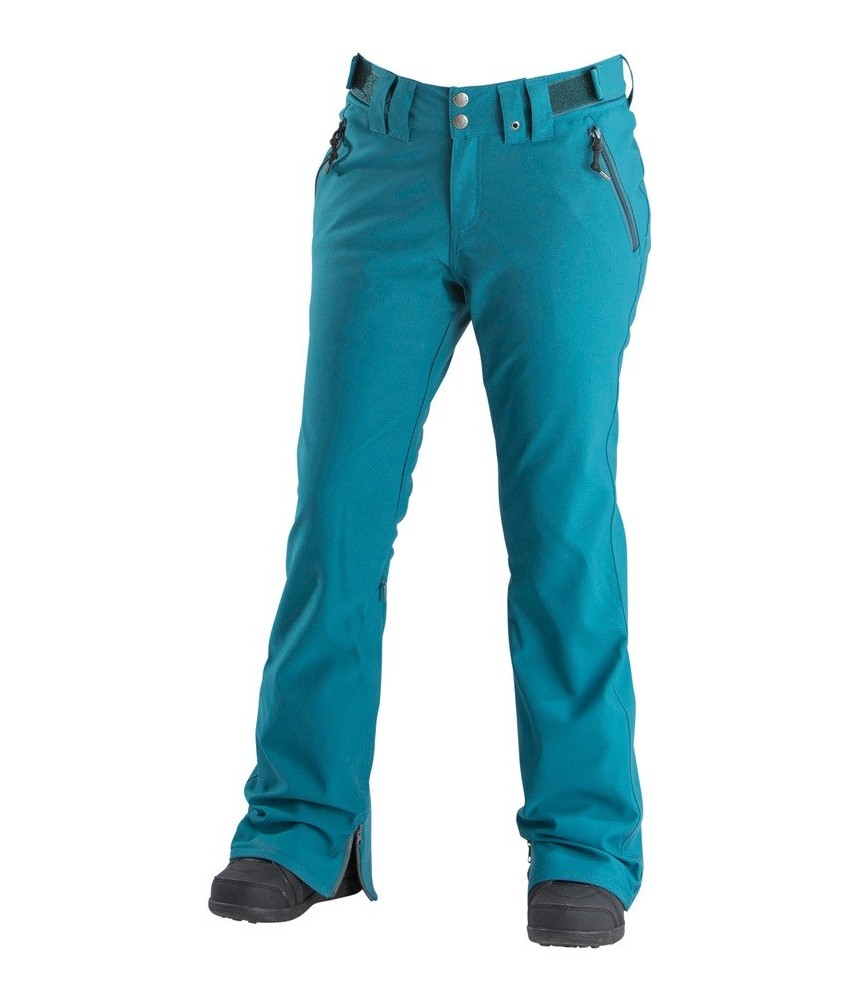 SNOWBOARD PANT AIRBLASTER WOMAN STRETCH CURVE PANT BLUE CORAL