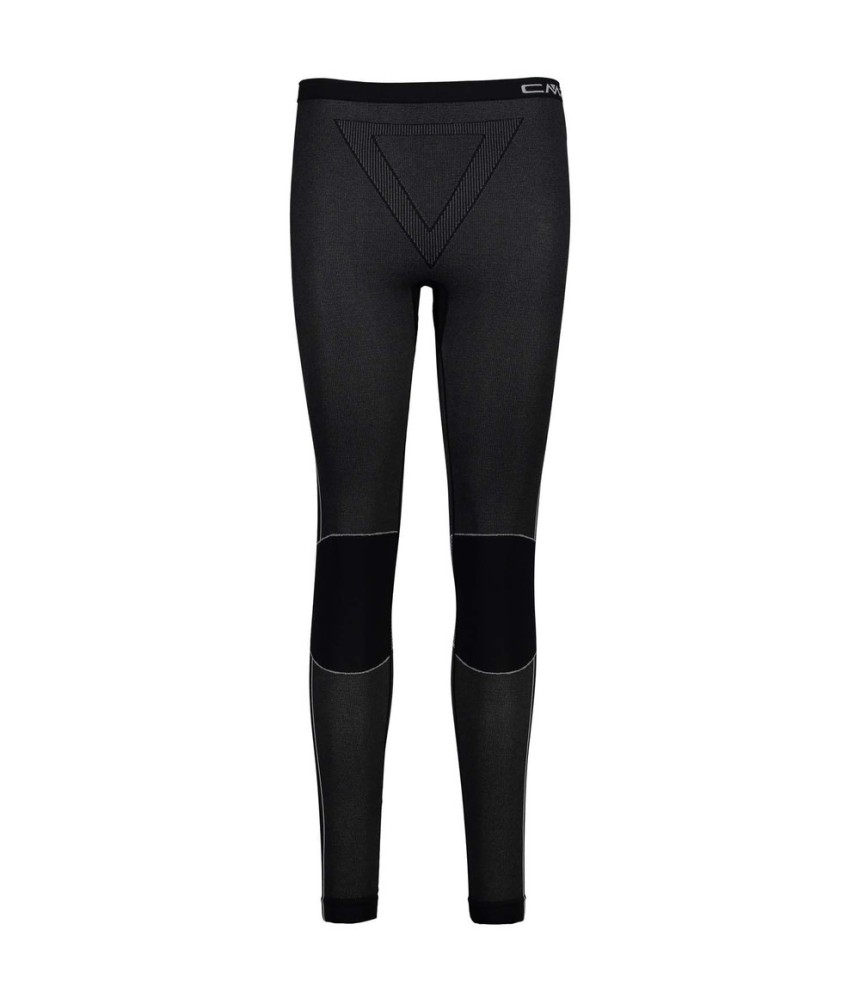 PANTALONE INTIMO TERMICO CMP DONNA CMP WOMAN LONG PANT SEAMLESS 3Y96806 NERO U901
