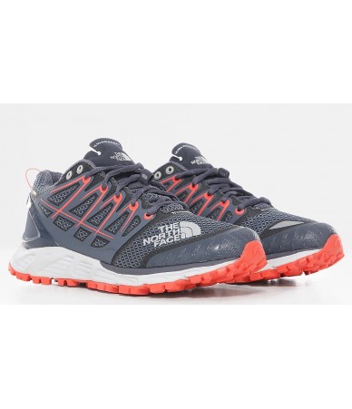 WOMAN TRAIL RUNNING SHOES NORTH FACE ULTRA ENDURANCE II GORE - TEX GRIS GREY/FIERY C