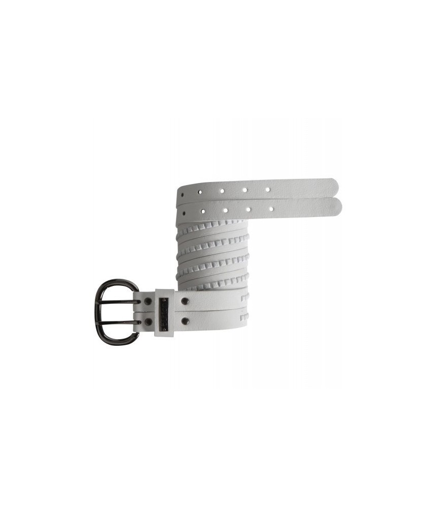 BURTON SUPER STUDDED WOMEN BELT WHITE