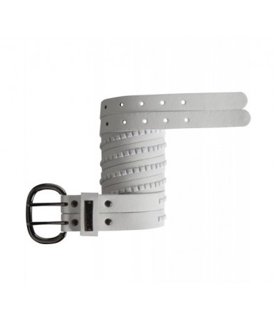 BURTON SUPER STUDDED WOMEN BELT WHITE
