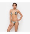 BIKINI BILLABONG TRIANGLE TROPICAL BLACK FLORAL