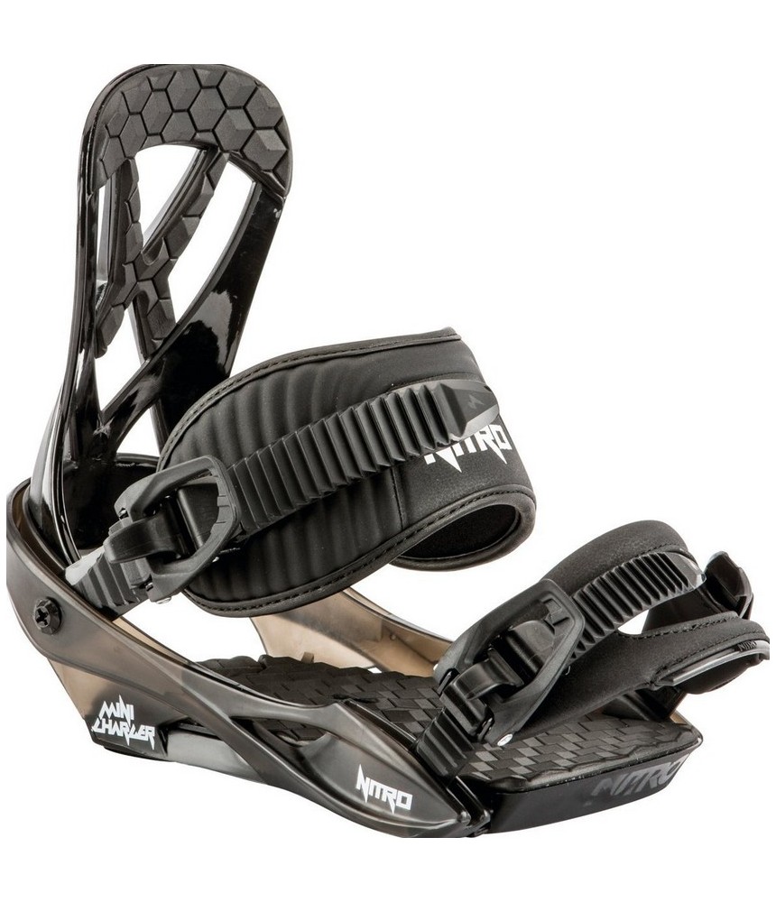 ATTACCO SNOWBOARD NITRO JUNIOR MINI CHARGER BLACK 2019