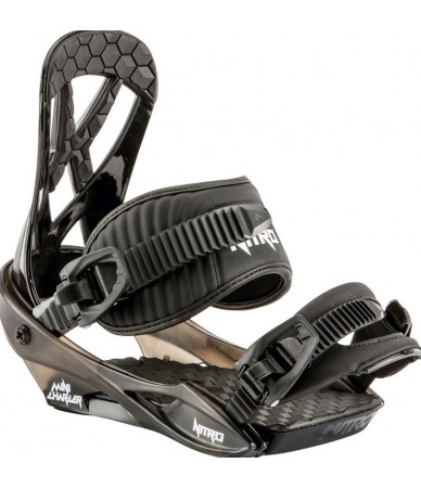 ATTACCO SNOWBOARD NITRO JUNIOR MINI CHARGER BLACK 2019