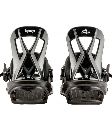 ATTACCO SNOWBOARD NITRO JUNIOR MINI CHARGER BLACK 2019