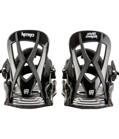 ATTACCO SNOWBOARD NITRO JUNIOR MICRO CHARGER BLACK 2019